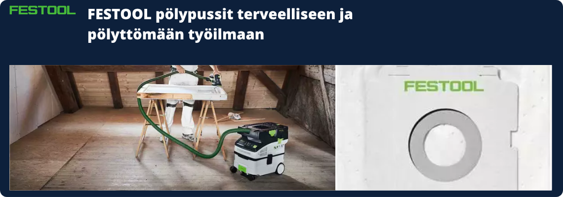 Festool pölypussit